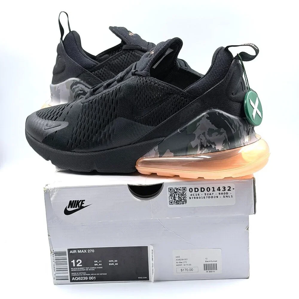 Authenticated - Nike Air Max 270 'Camo Heel'